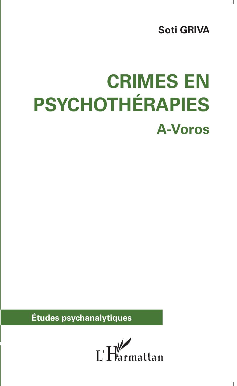 Crimes en psychotherapies