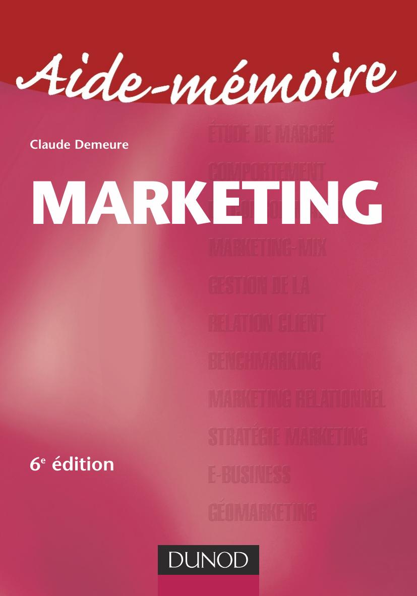 Aide mémoire - Marketing
