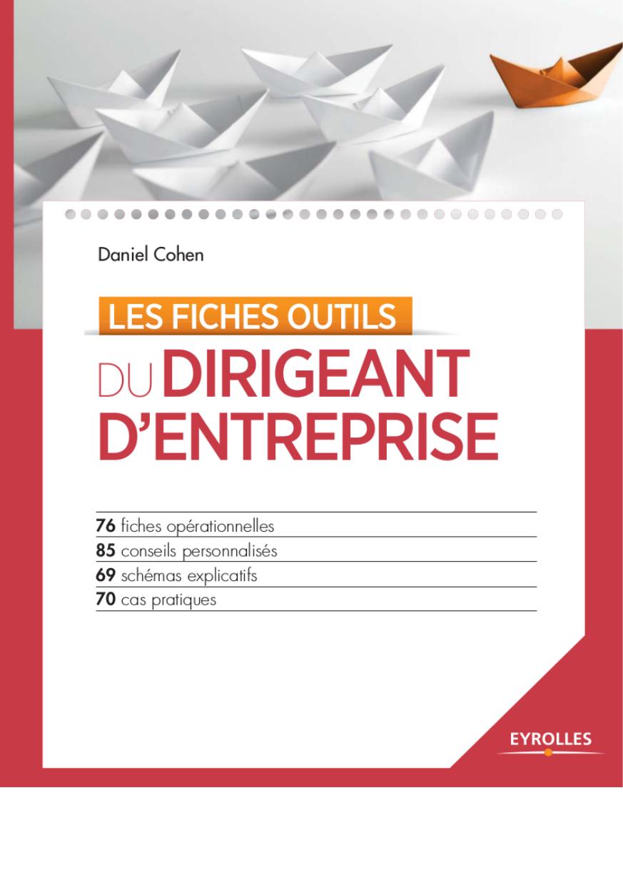Les fiches outils du dirigeant d'entreprise