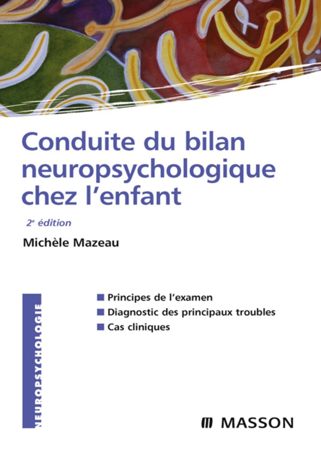 Conduite du bilan neuropsychologique chez l'enfant