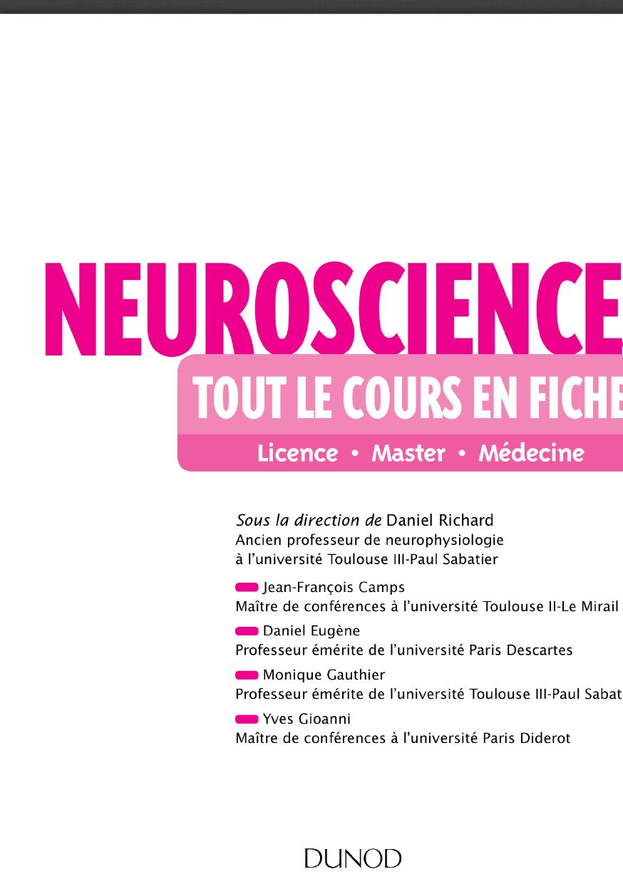 neuro cours fiches