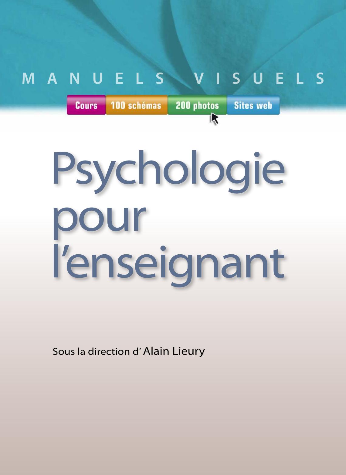 Manuel Visuel de Psychologie pour l’enseignant