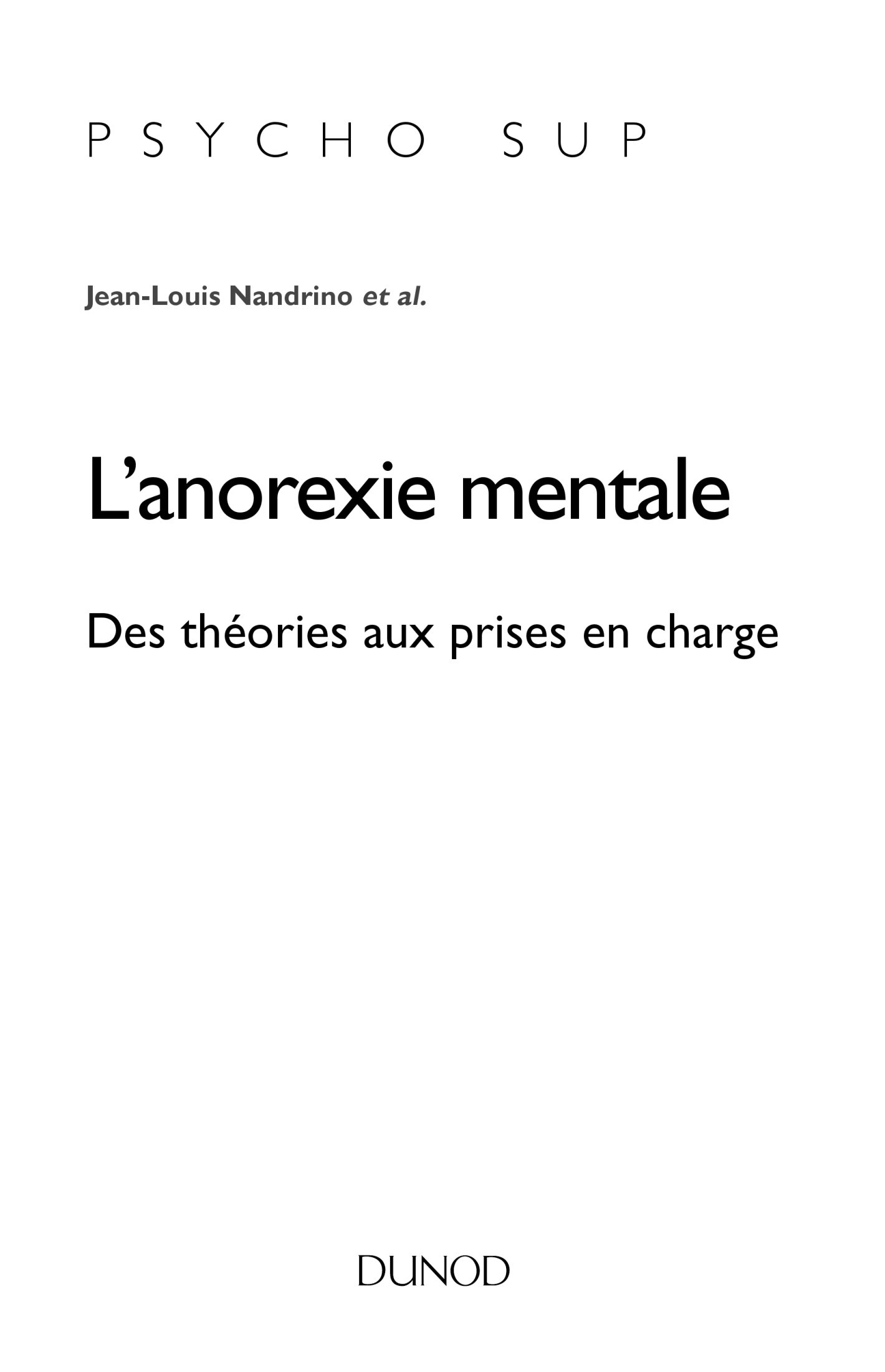 L'anorexie mentale