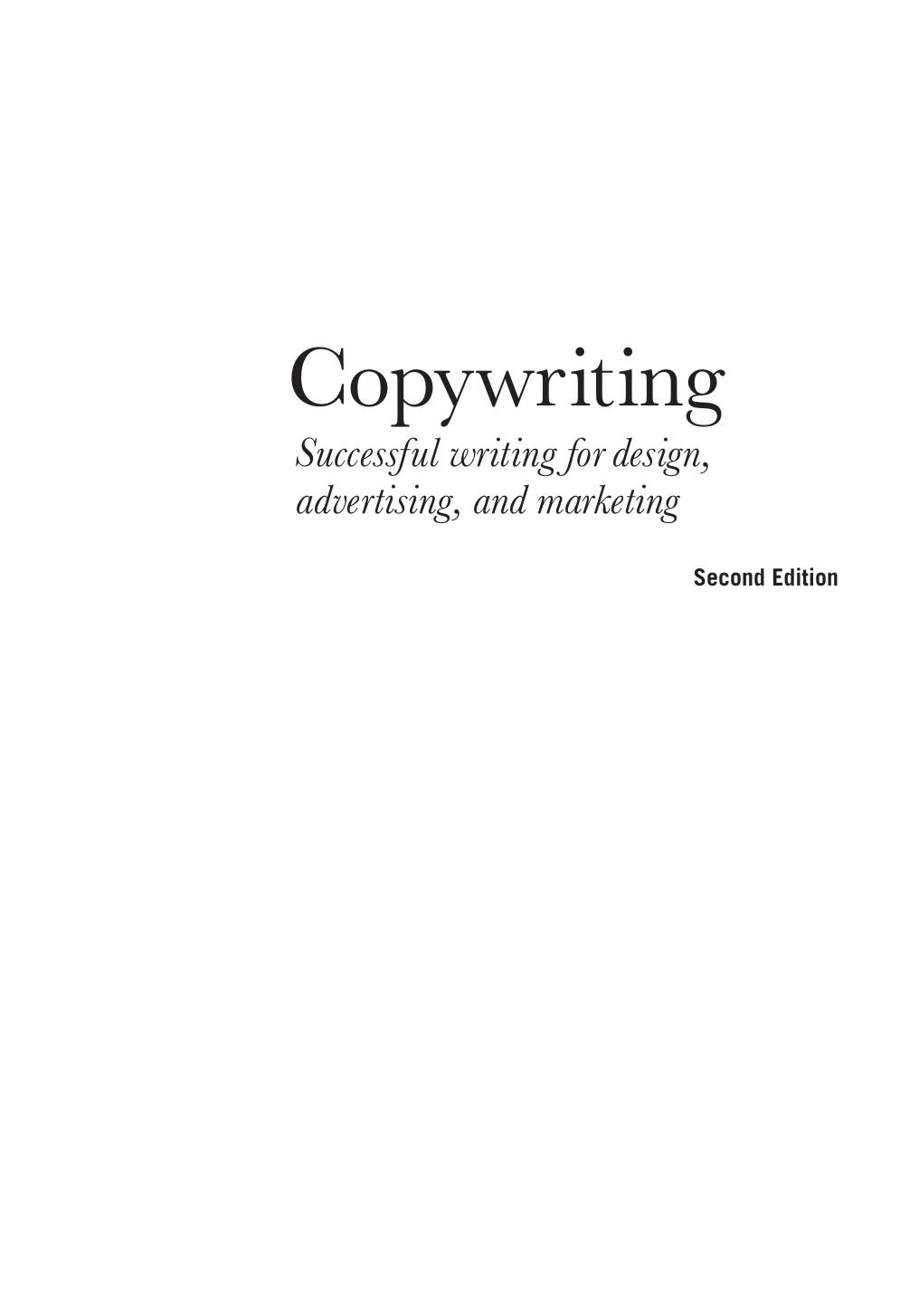 Copywriting (2nd Edition)