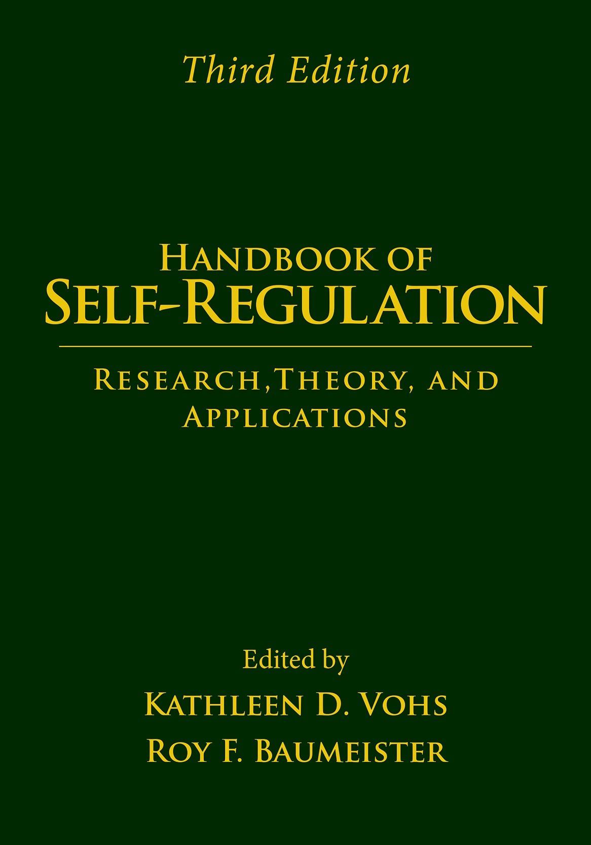 Handbook of Self-Regulation
