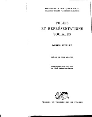Folies et représentations sociales