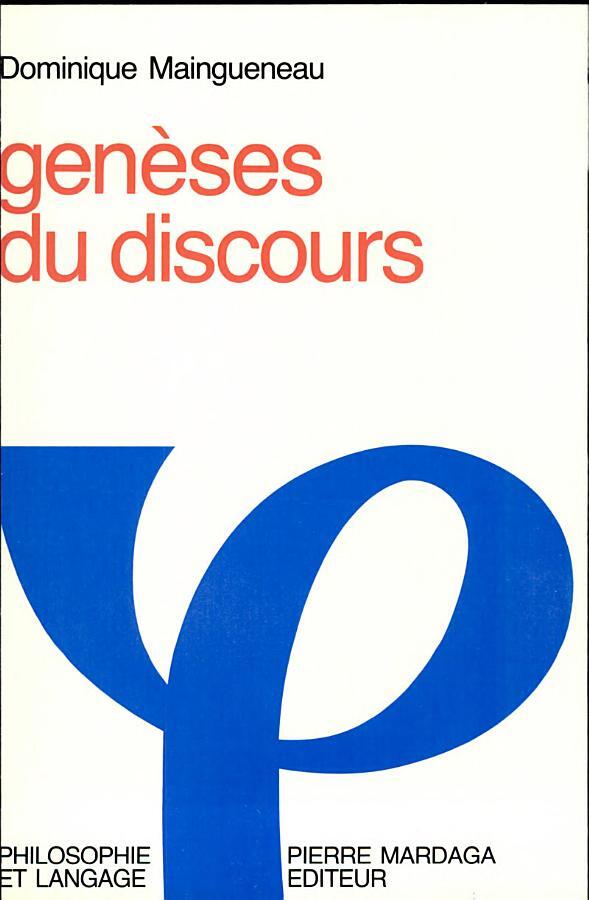 Genèses du discours