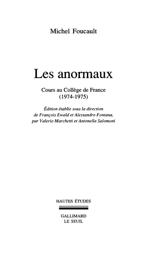 Les anormaux